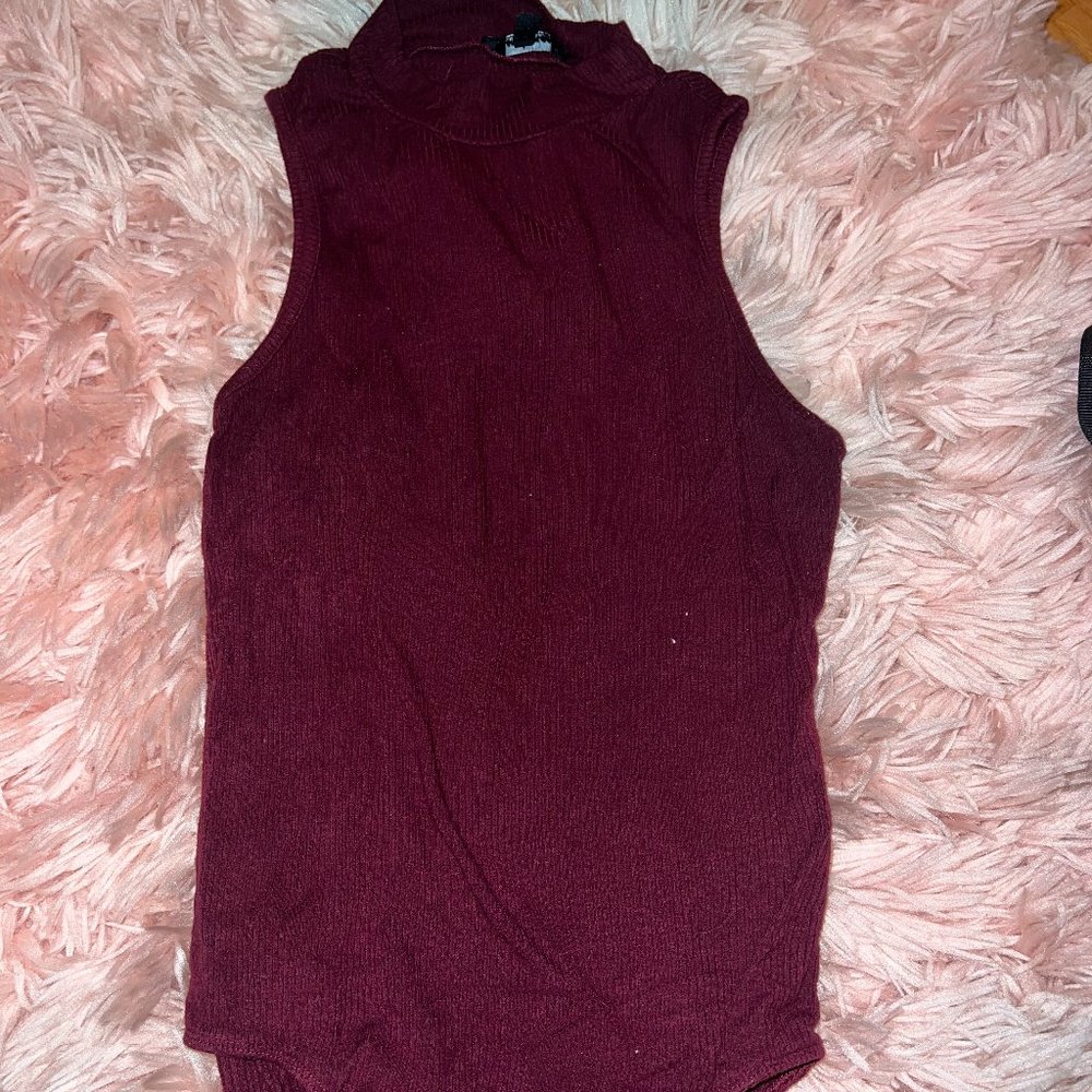 Maroon Bodysuit